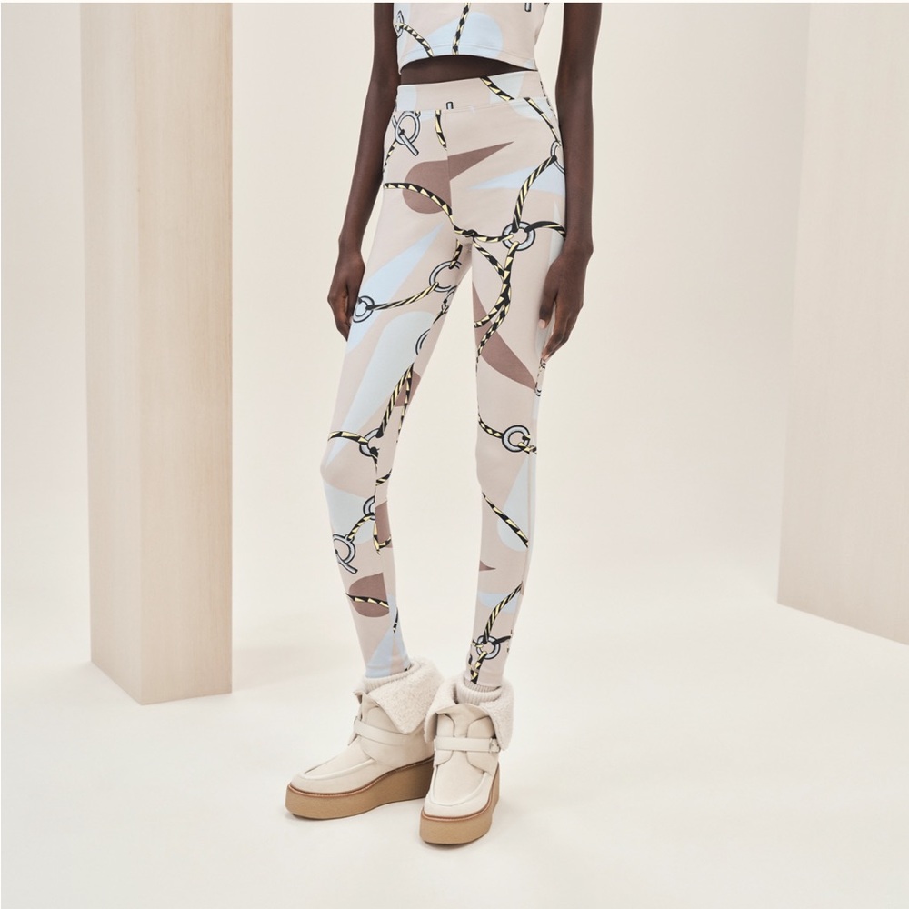 GIFTABLE Hermes Figure Artistiqie Leggings NWT Sz 36